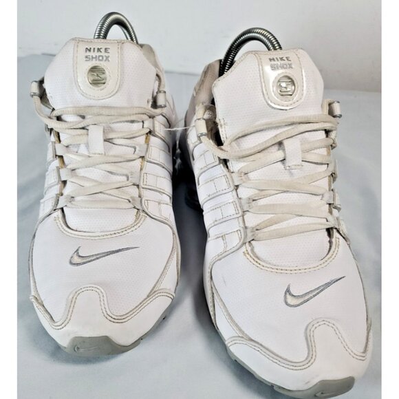 Nike Shox 366571-111 White Running Gym Shoes Women's Size US 8.5 - Picture 3 of 16
